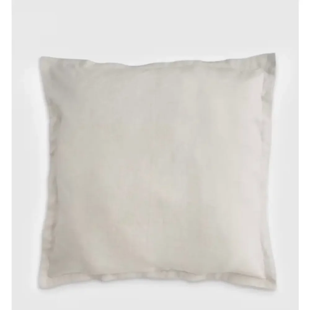 Quince European Luxury Classic Linen Euro Sham 26X26 Sand NWOT #14